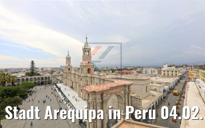 Stadt Arequipa in Peru 04.02.2019