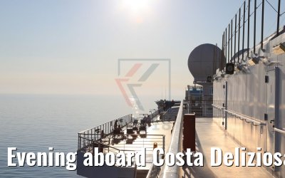 Evening aboard Costa Deliziosa 28.07.2018