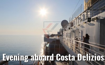 Evening aboard Costa Deliziosa 28.07.2018
