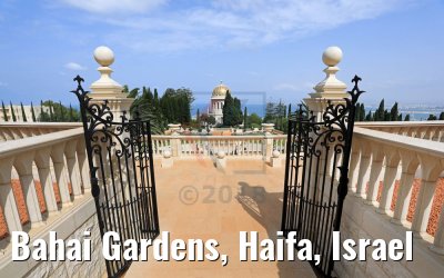 Bahai Gardens, Haifa, Israel