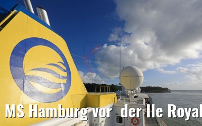 MS Hamburg vor  der Ile Royale 07.02.2018