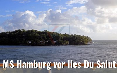 MS Hamburg vor Iles Du Salut 07.02.2018
