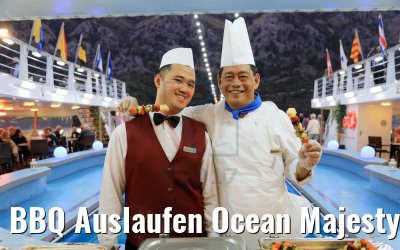 BBQ Auslaufen Ocean Majesty Kotor 15.10.2017