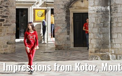 Impressions from Kotor, Montenegro old town 15.10.2017