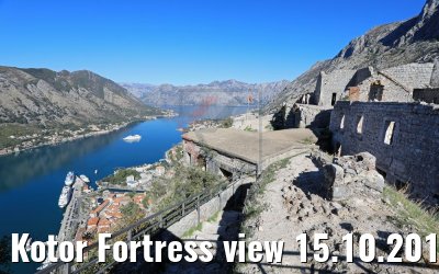 Kotor Fortress view 15.10.2017