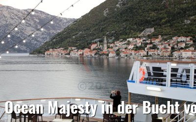 Ocean Majesty in der Bucht von Kotor, Montenegro 15.10.2017