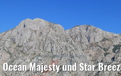 Ocean Majesty und Star Breeze , Kotor, Montenegro 15.10.2017