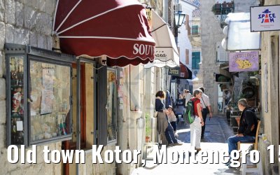 Old town Kotor, Montenegro 15.10.2017
