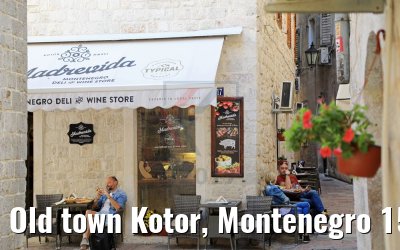 Old town Kotor, Montenegro 15.10.2017