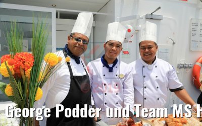 George Podder und Team MS Hamburg