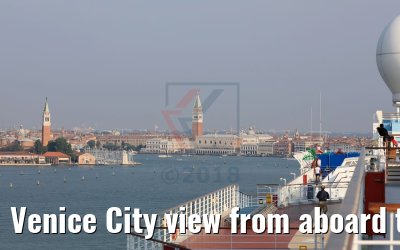 Venice City view from aboard the Costa Deliziosa 29.07.2018