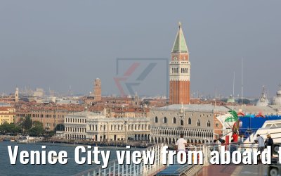 Venice City view from aboard the Costa Deliziosa 29.07.2018