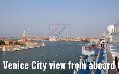 Venice City view from aboard the Costa Deliziosa 29.07.2018