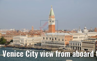 Venice City view from aboard the Costa Deliziosa 29.07.2018