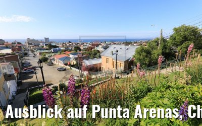Ausblick auf Punta Arenas, Chile 07.02.2020