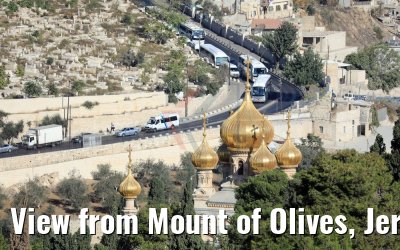 View from Mount of Olives, Jerusalem