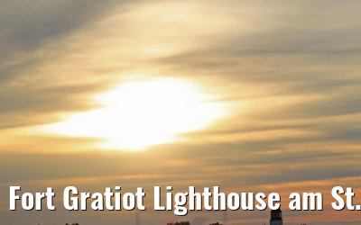 Fort Gratiot Lighthouse am St. Clair River und Lake Huron 06.10.2019