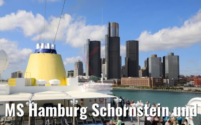 MS Hamburg Schornstein und Skyline Detroit 06.10.2019