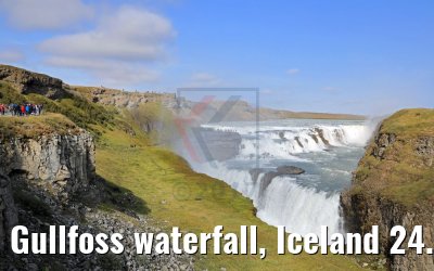 Gullfoss waterfall, Iceland 24.08.2017
