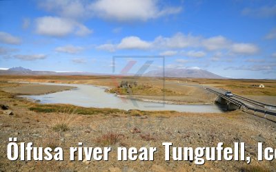 Ölfusa river near Tungufell, Iceland 24.08.2017
