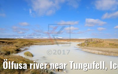 Ölfusa river near Tungufell, Iceland 24.08.2017