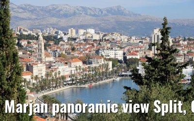 Marjan panoramic view Split, Croatia 16.10.2017