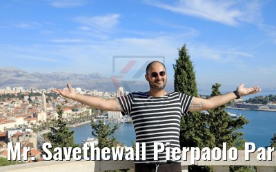Mr. Savethewall Pierpaolo Parretta in Split 16.10.2017
