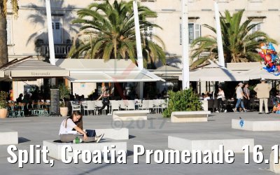Split, Croatia Promenade 16.10.2017