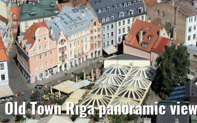 Old Town Riga panoramic view 15.07.2018