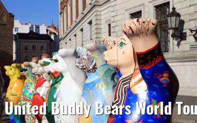 United Buddy Bears World Tour in Riga 15.07.2018