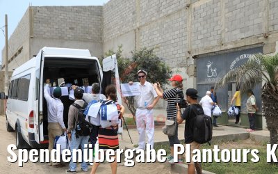 Spendenübergabe Plantours Kreuzfahrten Coprodeli Foundation Lima Peru 06.02.2019