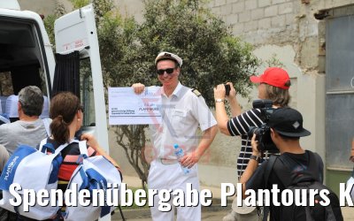 Spendenübergabe Plantours Kreuzfahrten Coprodeli Foundation Lima Peru 06.02.2019