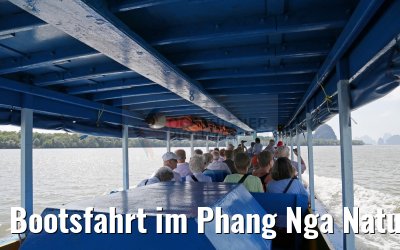 Bootsfahrt im Phang Nga Naturschutzgebiet