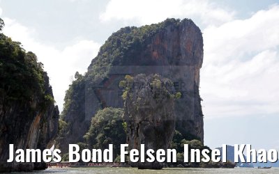 James Bond Felsen Insel Khao Phing Kan, Thailand 27.01.2016