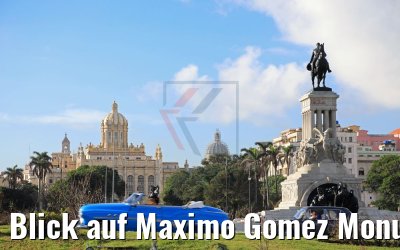 Blick auf Maximo Gomez Monument und Revolutionsmuseum Havanna