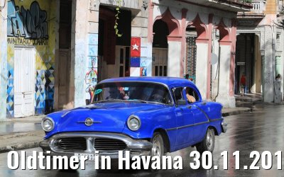 Oldtimer in Havana 30.11.2017