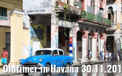 Oldtimer in Havana 30.11.2017