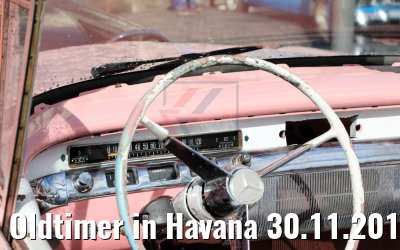 Oldtimer in Havana 30.11.2017