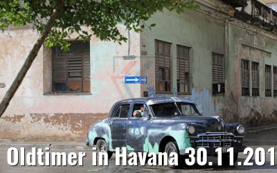 Oldtimer in Havana 30.11.2017