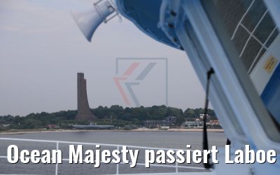 Ocean Majesty passiert Laboe 02.06.2018