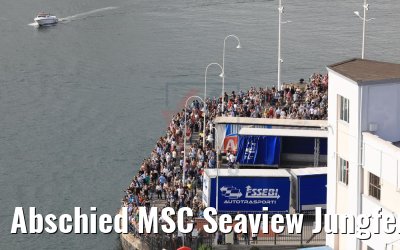 Abschied MSC Seaview Jungfernreise Genua 10.06.2018