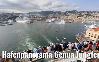 Hafenpanorama Genua Jungfernreise MSC Seaview 10.06.2018