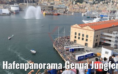 Hafenpanorama Genua Jungfernreise MSC Seaview 10.06.2018