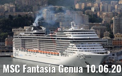 MSC Fantasia Genua 10.06.2018
