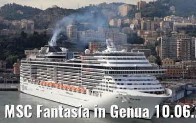 MSC Fantasia in Genua 10.06.2018