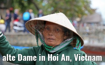 alte Dame in Hoi An, Vietnam