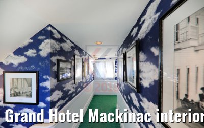 Grand Hotel Mackinac interior view 07.10.2019
