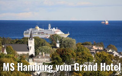 MS Hamburg vom Grand Hotel Mackinac 07.10.2019