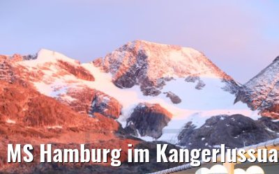 MS Hamburg im Kangerlussuaq Fjord, Grönland