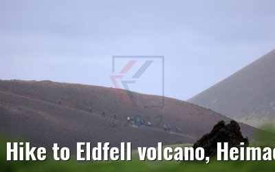 Hike to Eldfell volcano, Heimaey, Island 25.08.2017